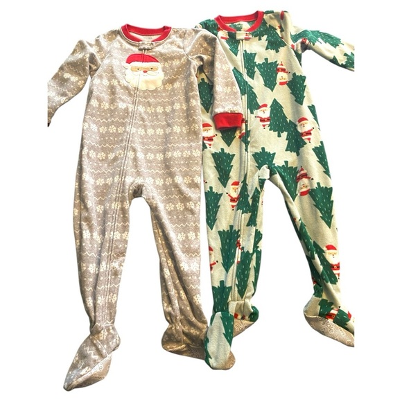 Carter's Kids Pajama Sets - Santa and Tree Print - Picture 1 of 9